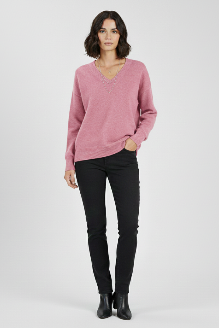 Ella - V-Neck Pullover Jumper