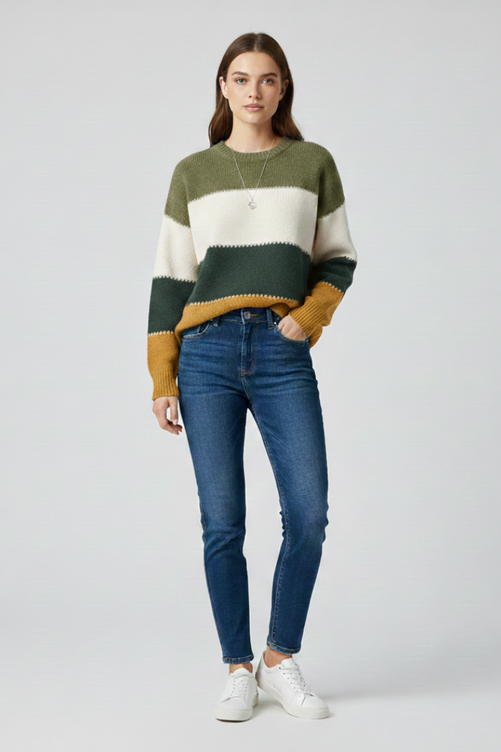 Emily - Striped Knit Jumper