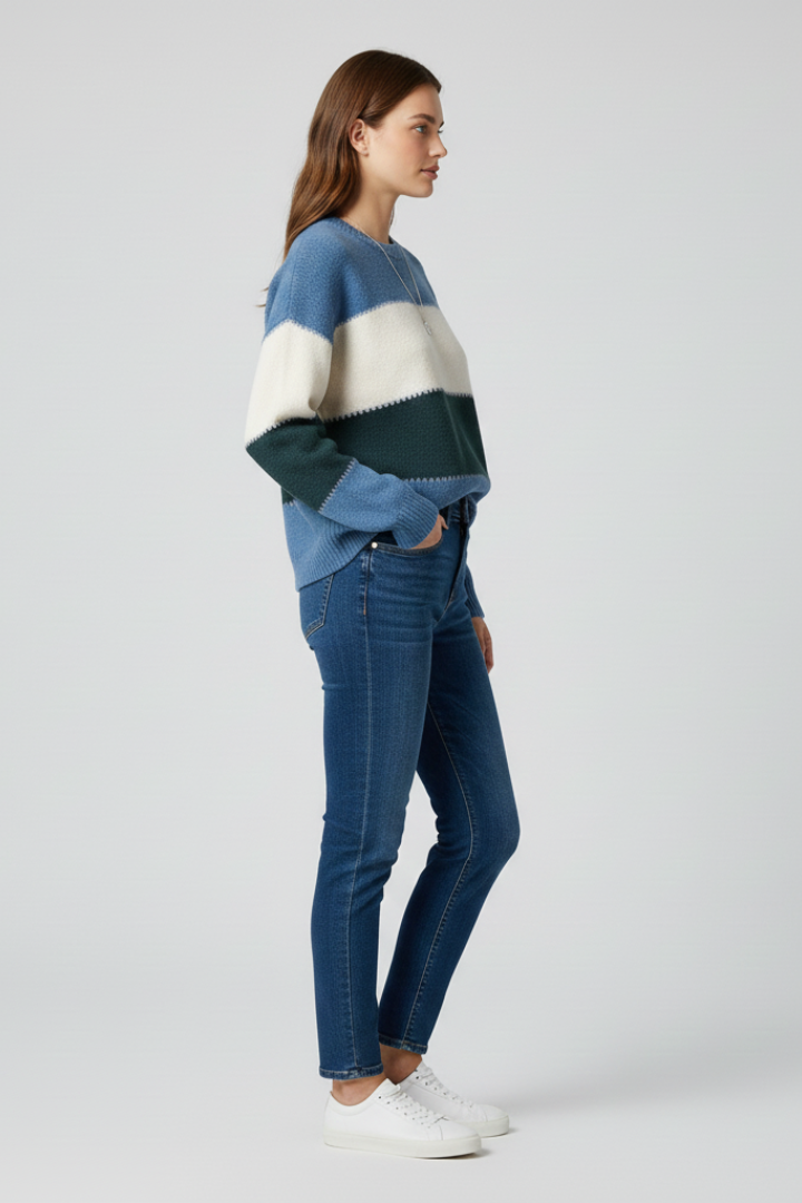 Emily - Striped Knit Jumper