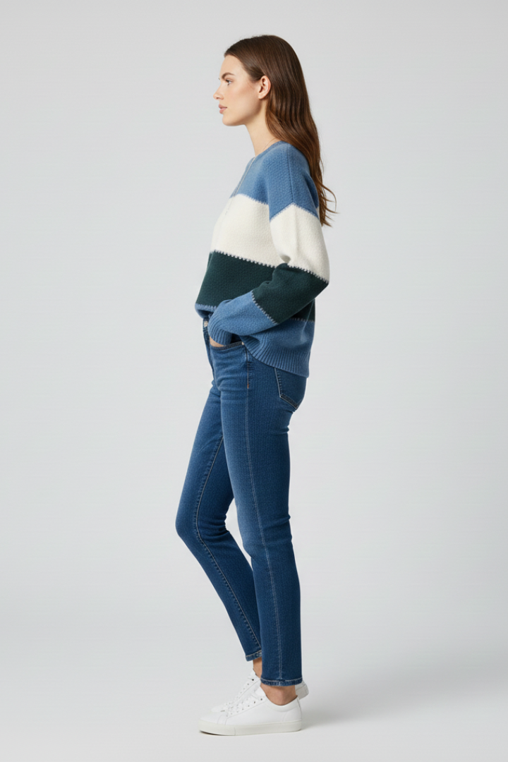 Emily - Striped Knit Jumper
