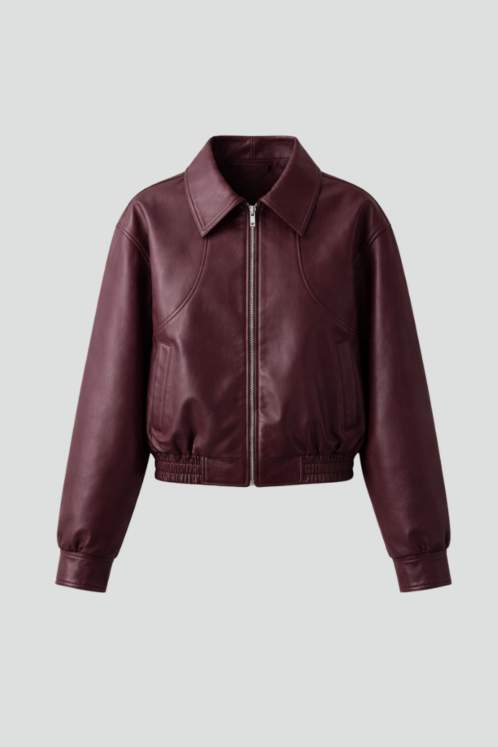 Erin - Elasticated Hem Bomber Jacket