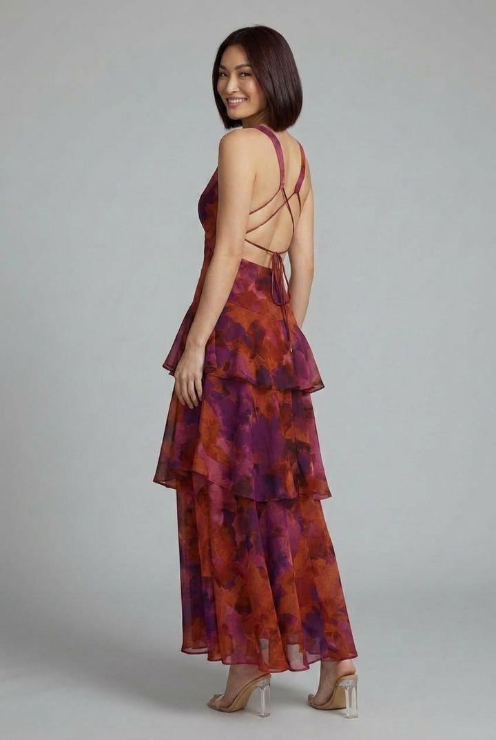 Victoria | Floral Tiered Maxi Summer Dress