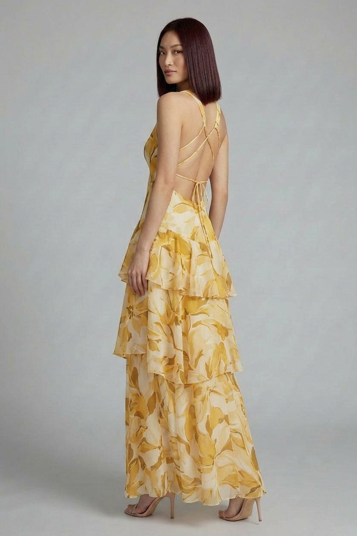 Victoria | Floral Tiered Maxi Summer Dress