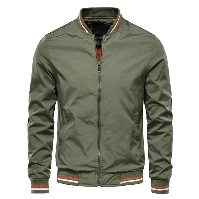 Harry - Striped Bomber Jacket