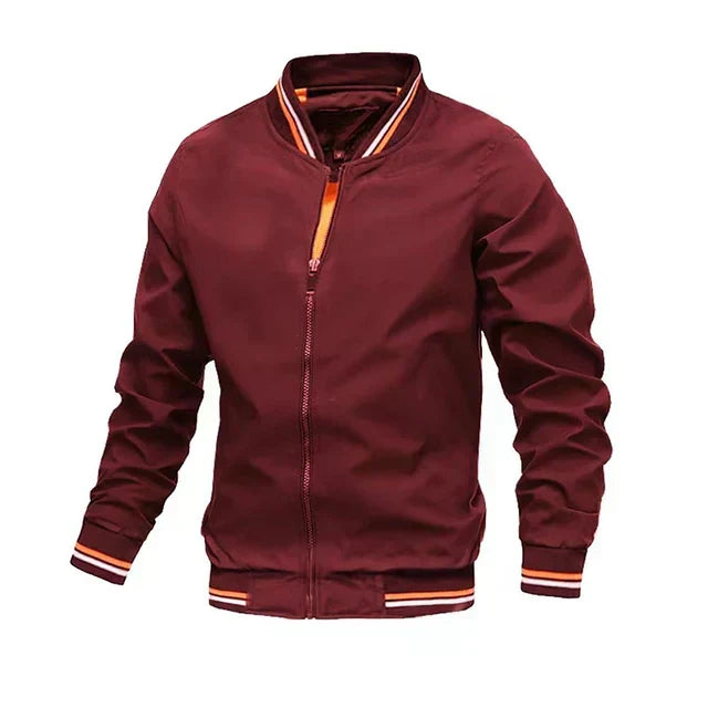 Harry - Striped Bomber Jacket
