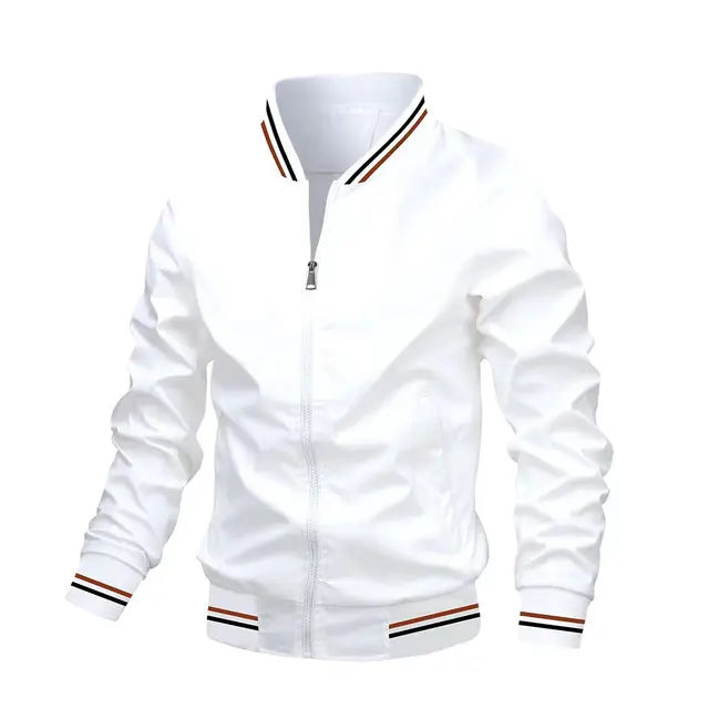 Harry - Striped Bomber Jacket
