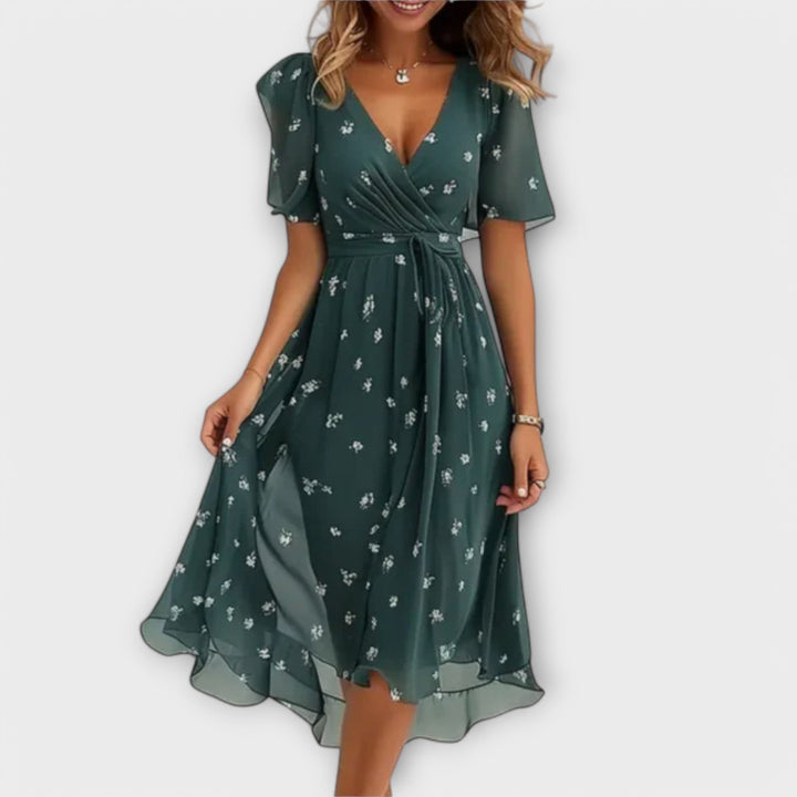 Anna | Women's dress with V-neck