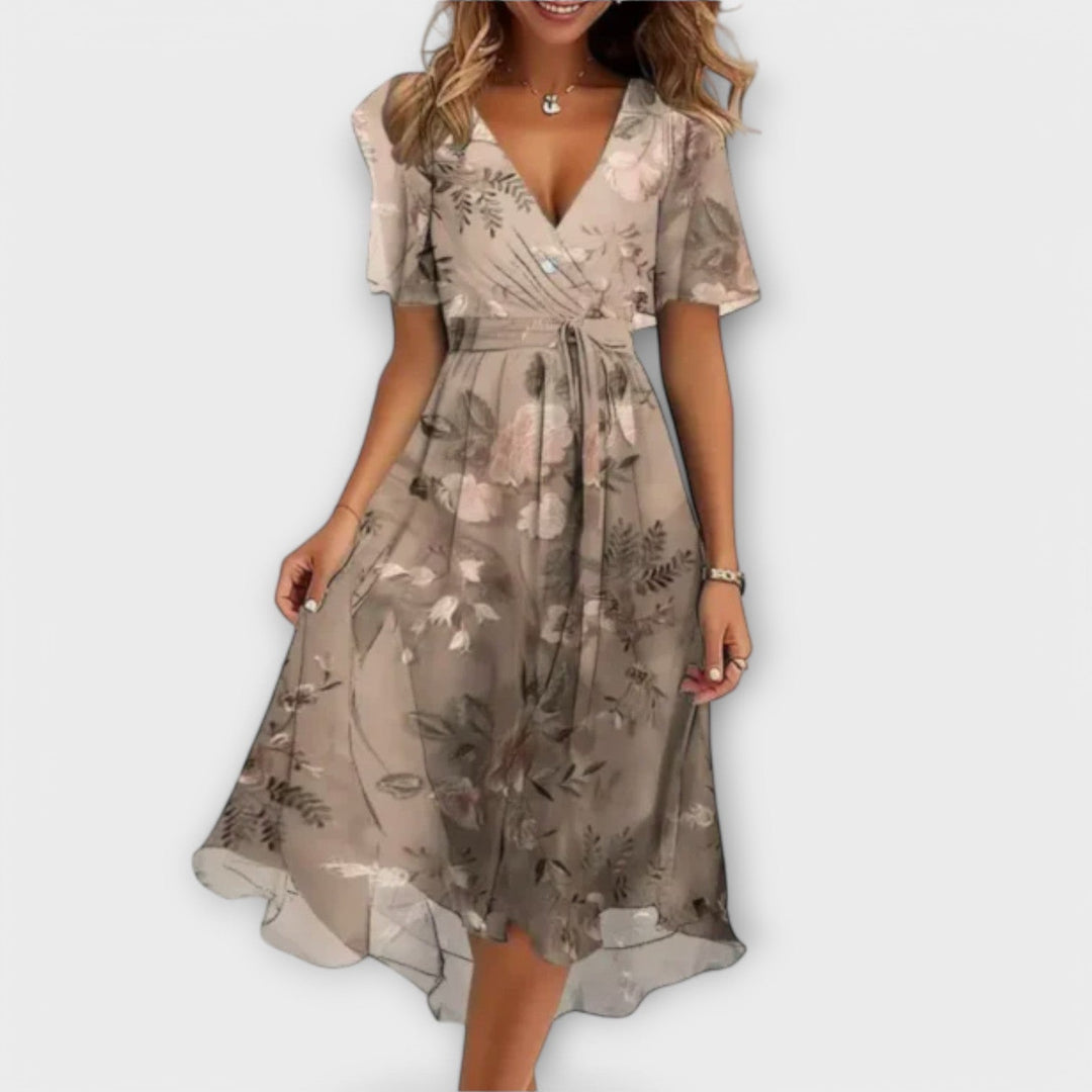 Anna | Women's dress with V-neck
