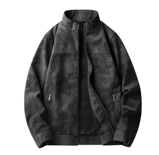 Brodie | Premium Leather Jacket with Zipper