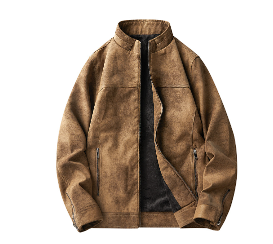 Brodie | Premium Leather Jacket with Zipper