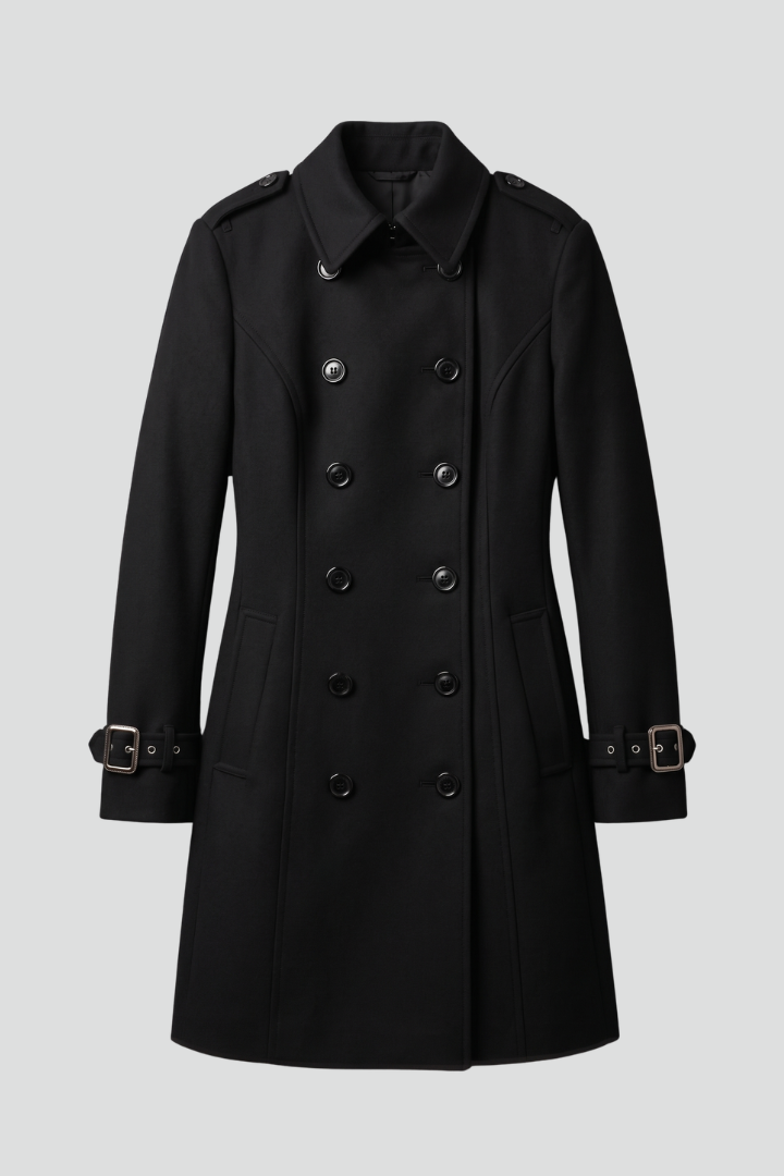 Iris - Double-Breasted Wool Coat