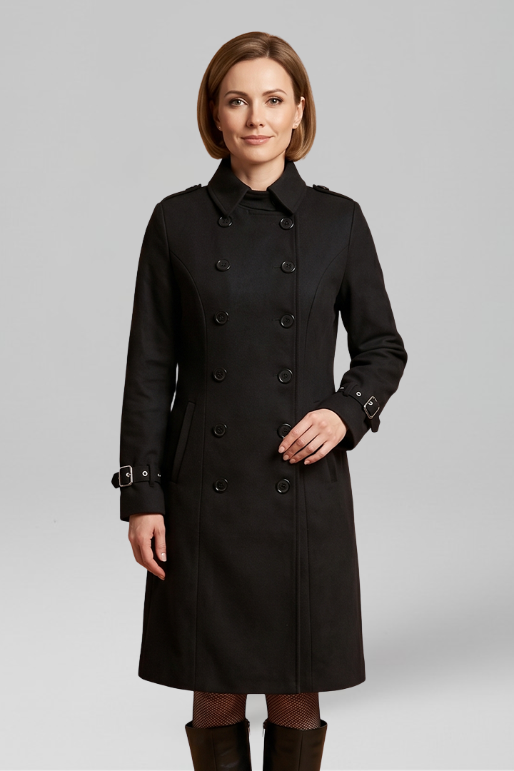 Iris - Double-Breasted Wool Coat