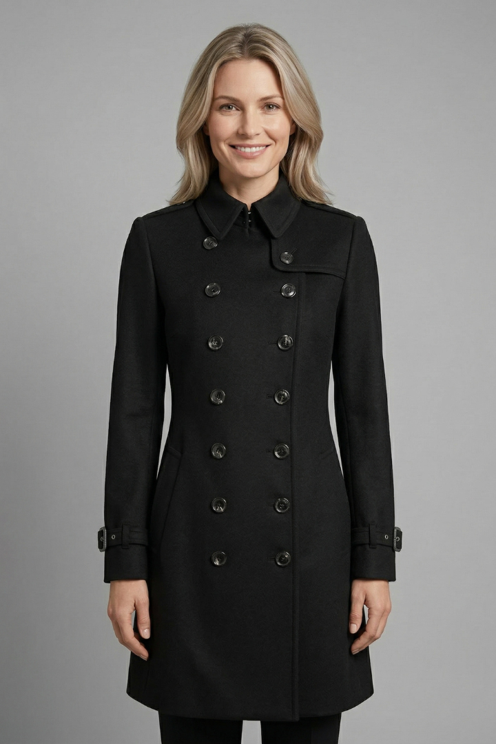 Iris - Double-Breasted Wool Coat