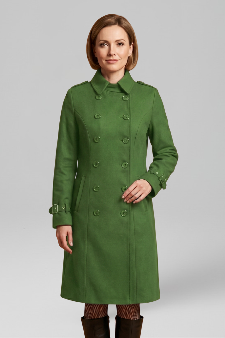 Iris - Double-Breasted Wool Coat