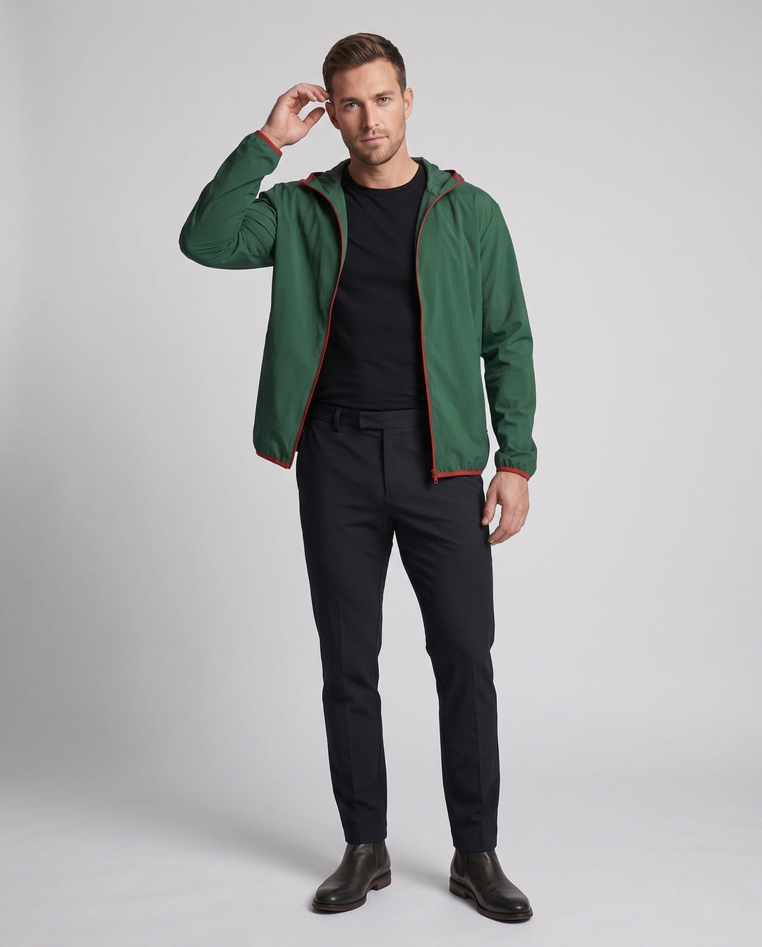 Isaac - Packable Hooded Jacket