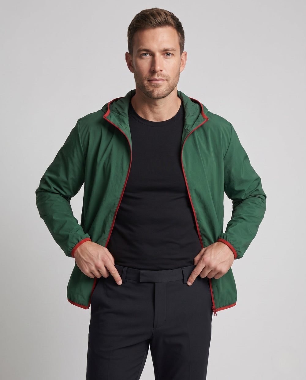 Isaac - Packable Hooded Jacket
