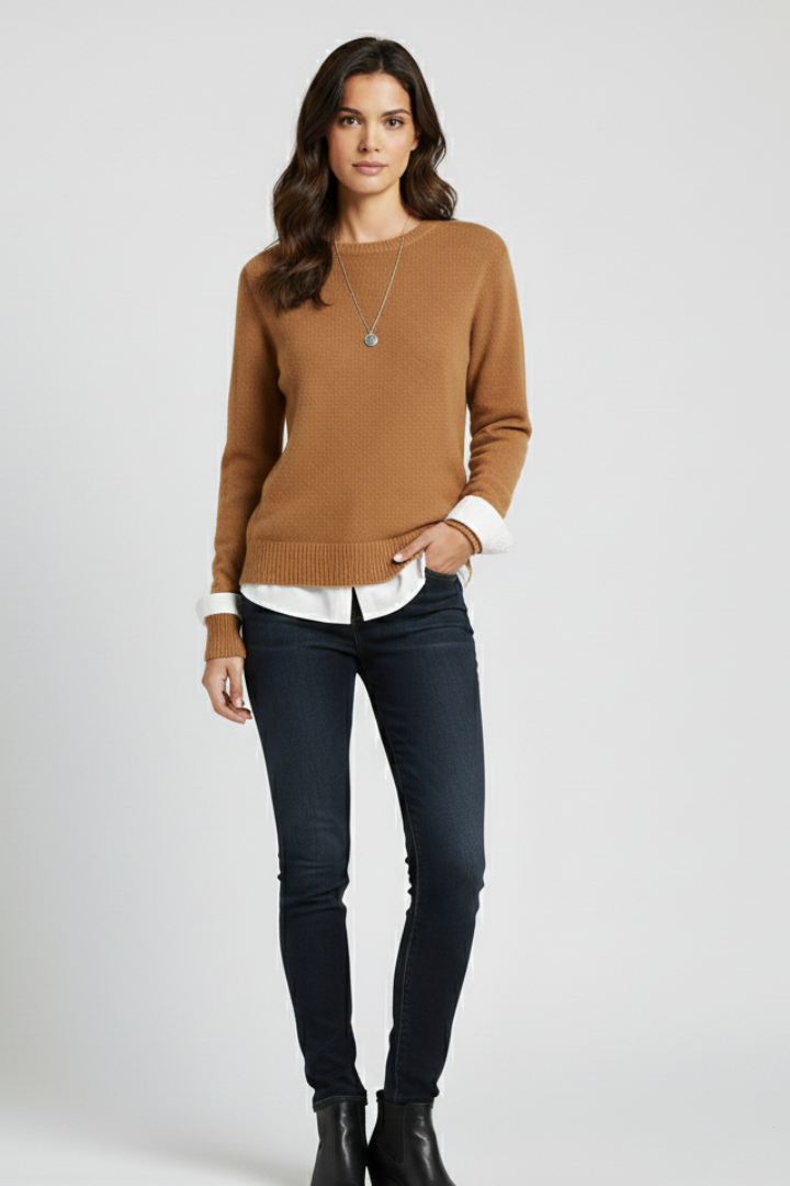 Isabella - Ribbed Knit Jumper