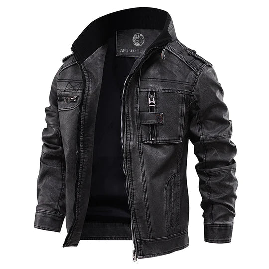 Jacob - Leather Biker Jacket