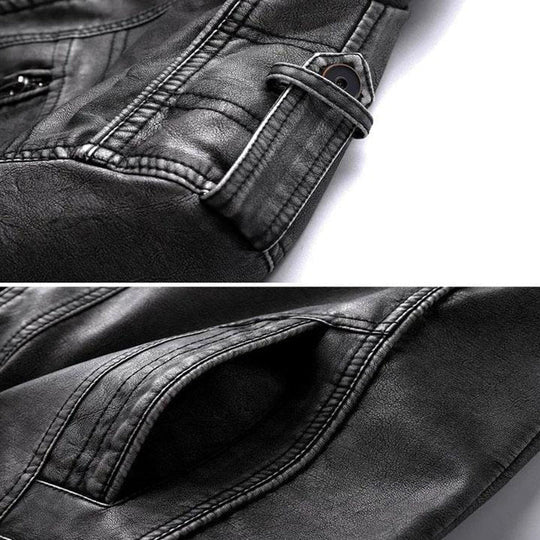 Jacob - Leather Biker Jacket