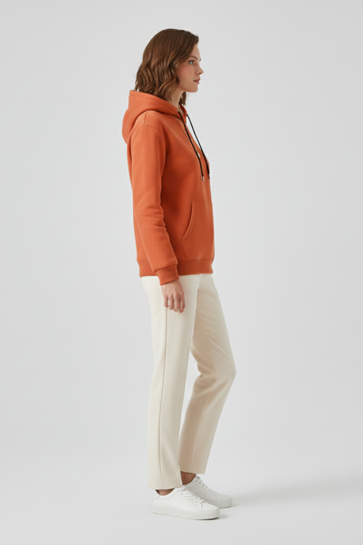 Jessica - Sherpa Lined Pullover Hoodie