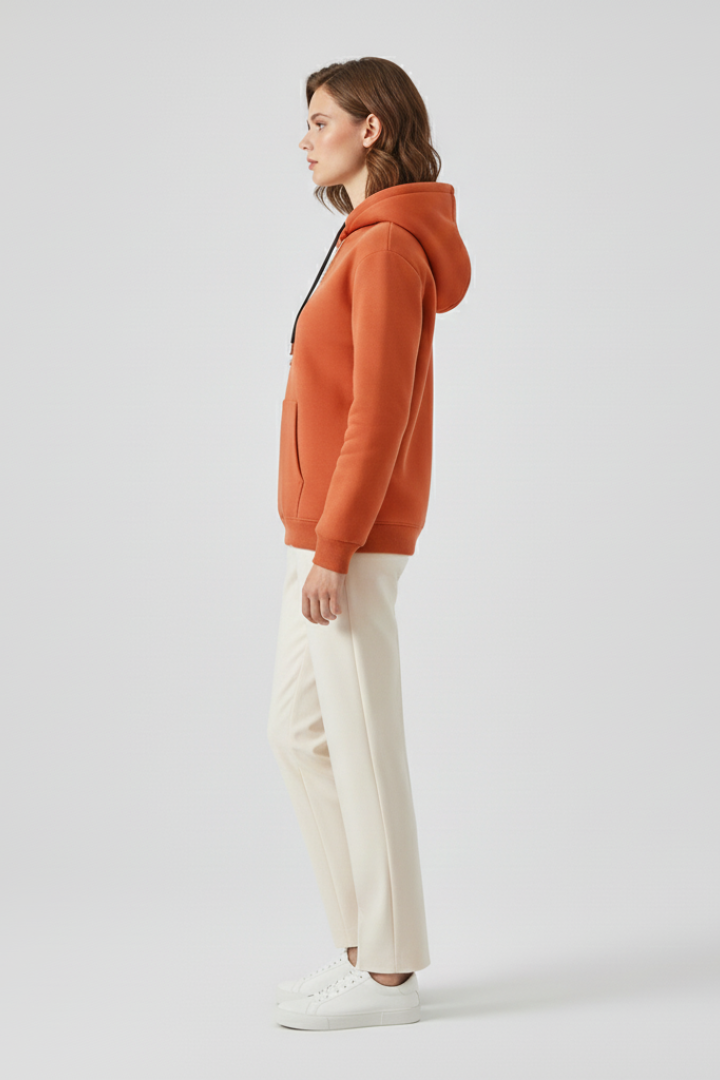 Jessica - Sherpa Lined Pullover Hoodie