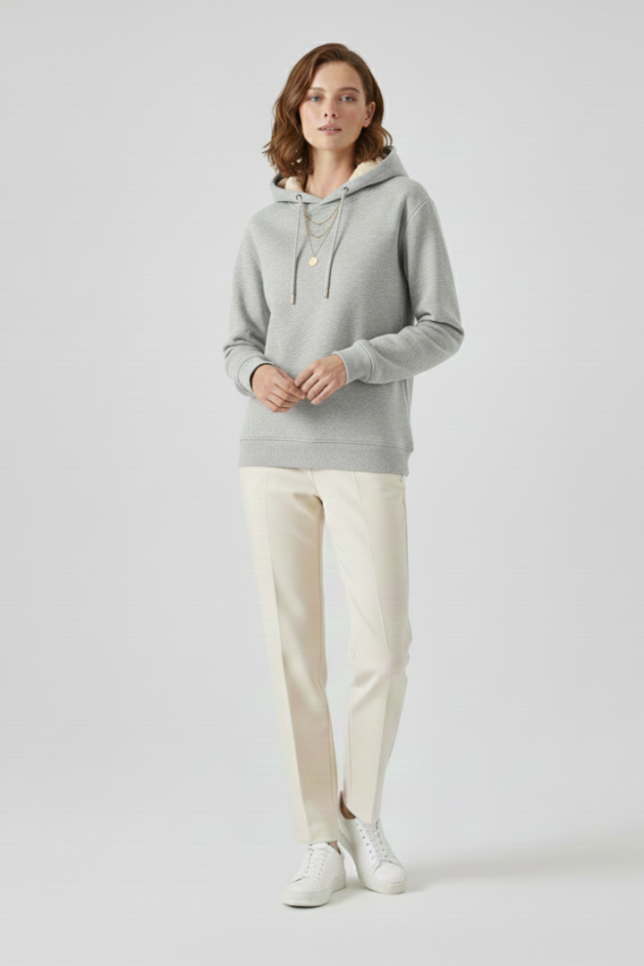 Jessica - Sherpa Lined Pullover Hoodie