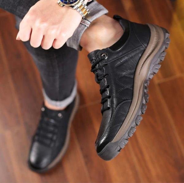 Neo | Hand-stitched Leather Casual Shoes