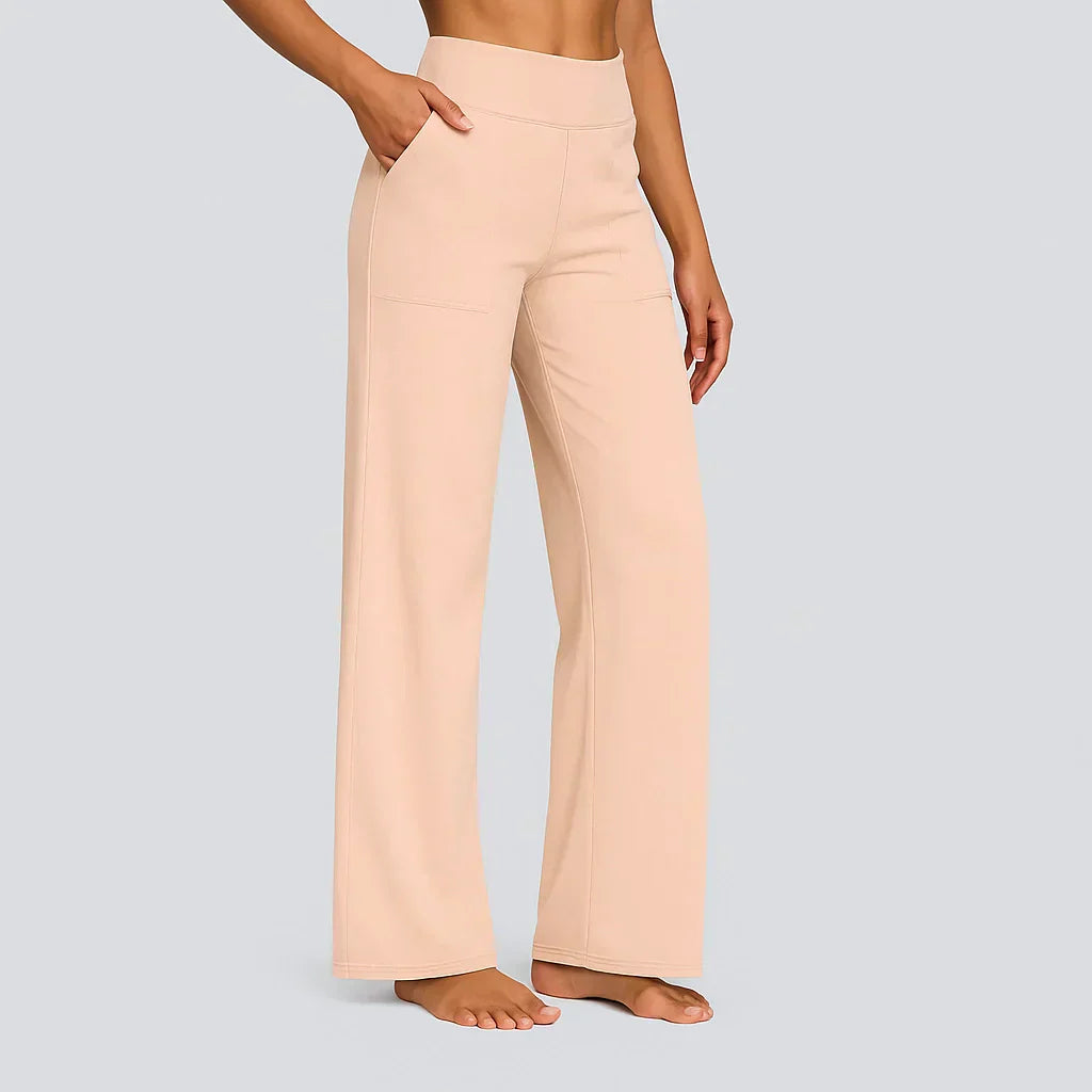 Stella | Soft Jersey Wide-Leg Trousers