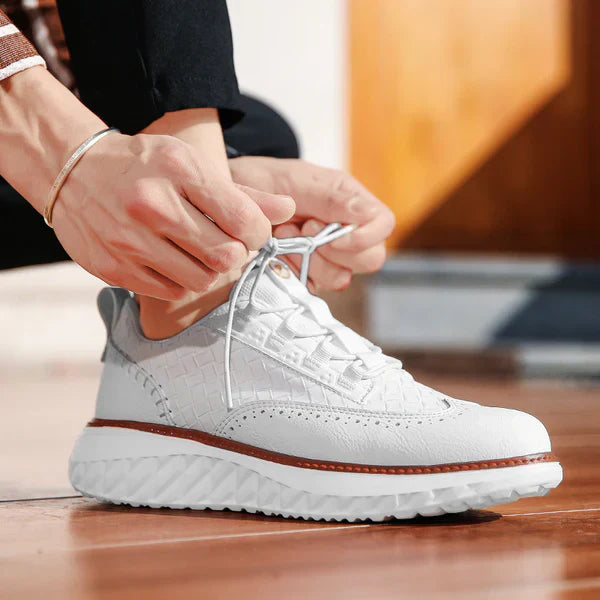 Leather Oxford Sneakers
