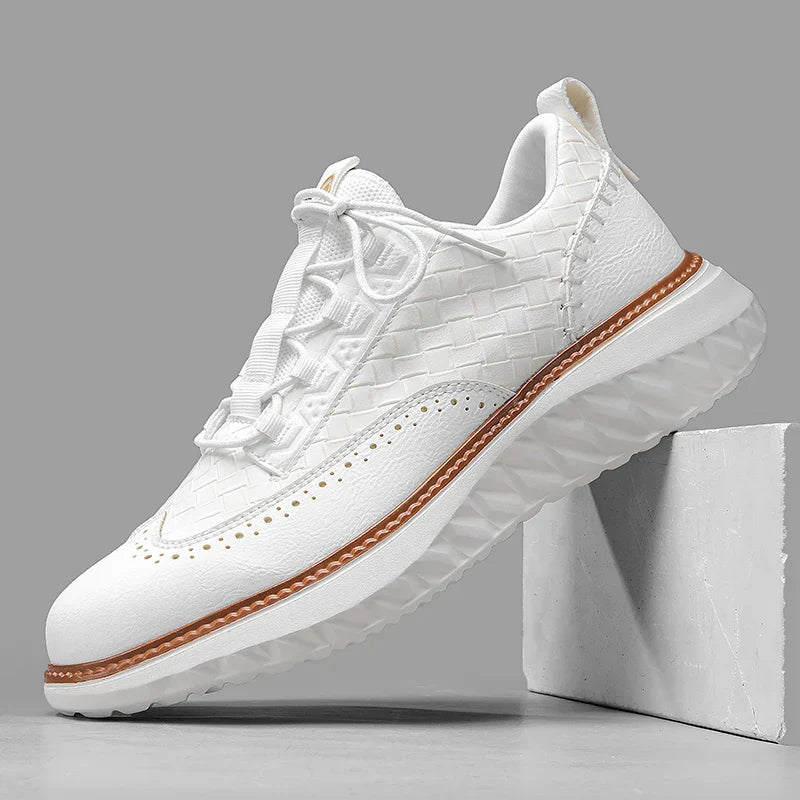 Leather Oxford Sneakers