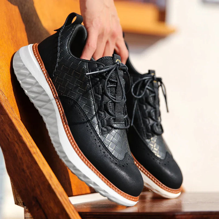 Leather Oxford Sneakers