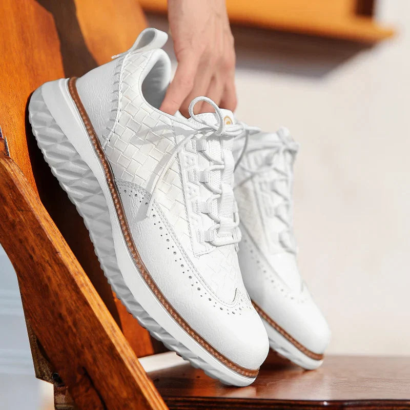 Leather Oxford Sneakers