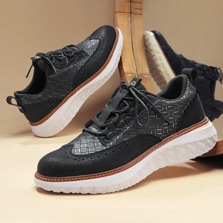 Leather Oxford Sneakers