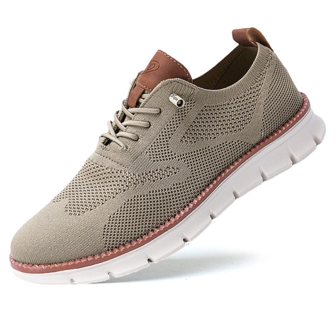 Lightweight Knit Lace Up Walking Shoes