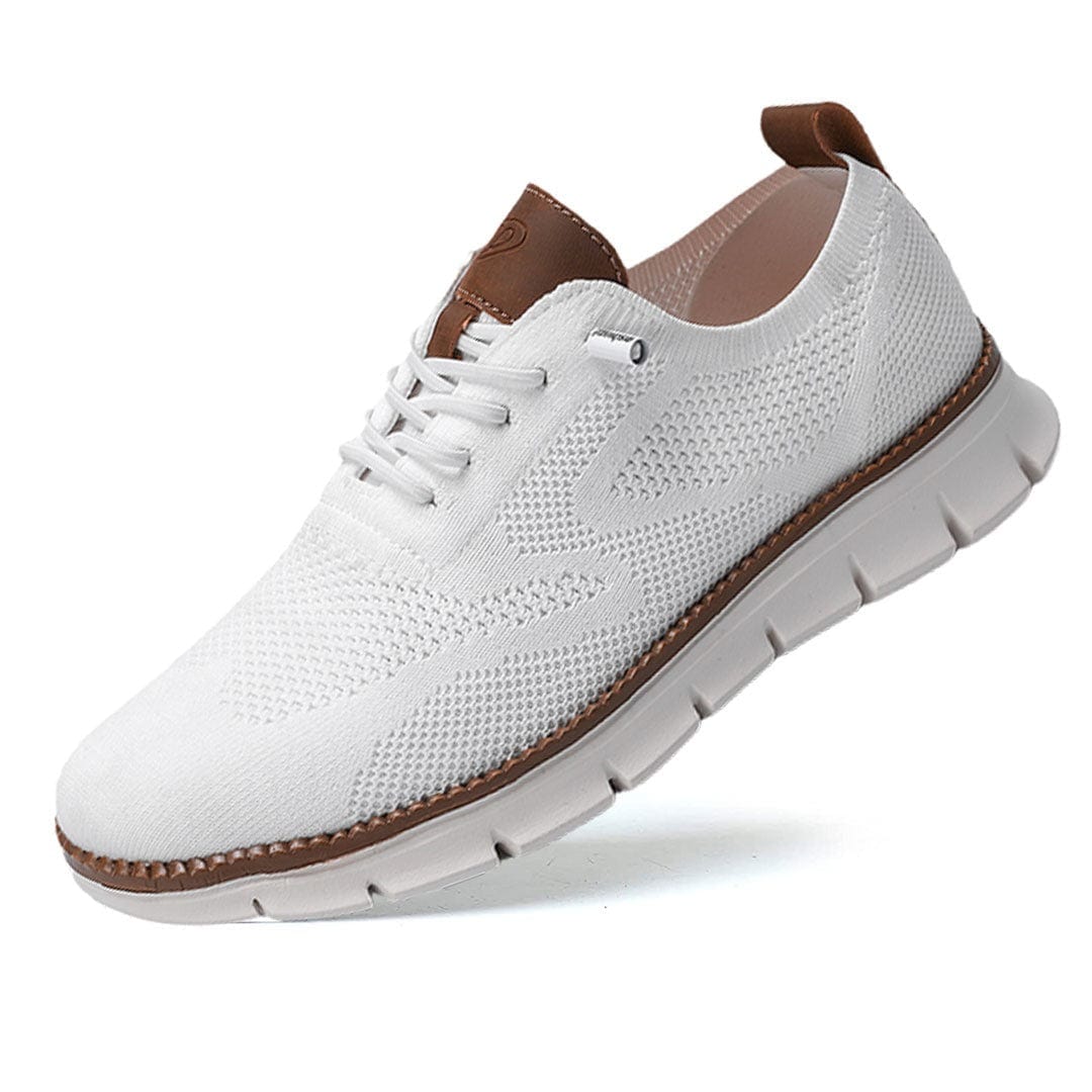 Lightweight Knit Lace Up Walking Shoes