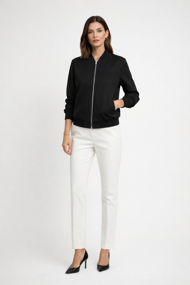 Maisie - Zip Bomber Jacket