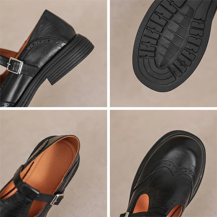 Emily | Elegant Leather Mary Janes