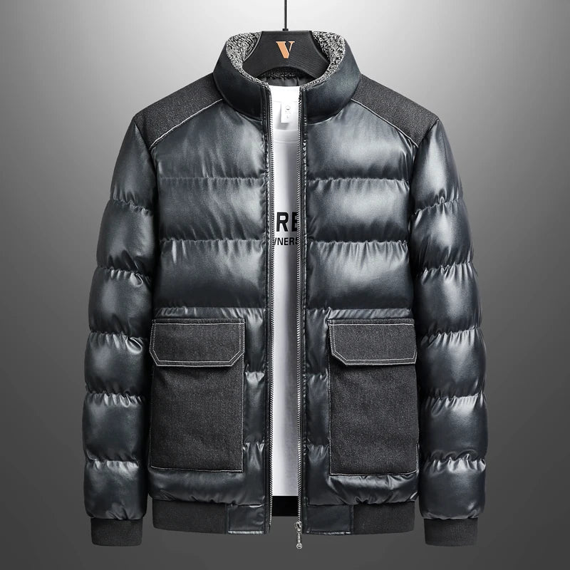 Men's waterproof parka, close up of hood