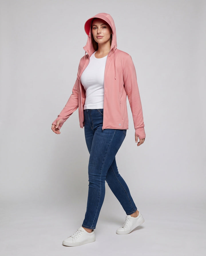 Millie - Technical Hooded Mesh Jacket