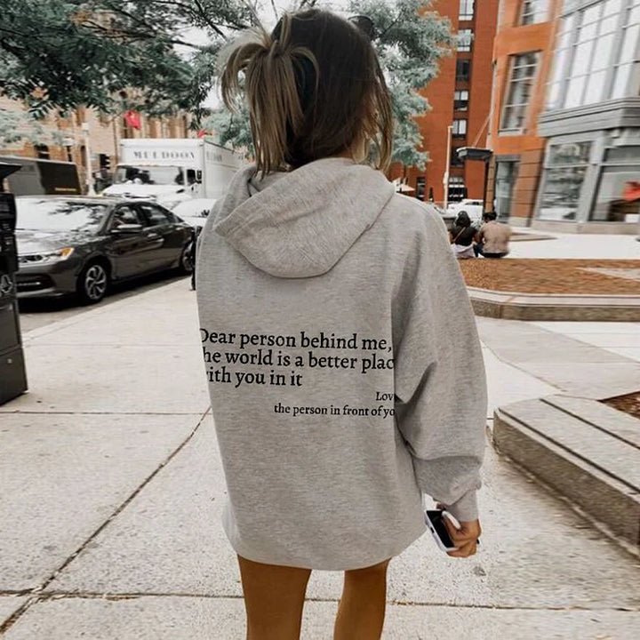 Romy - Graphic Print Hoodie