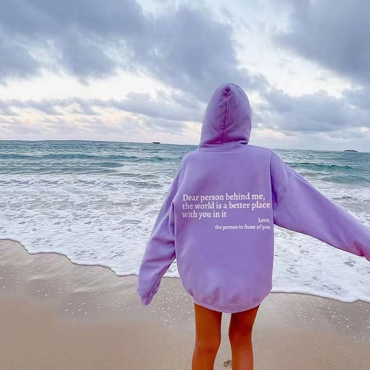 Romy - Graphic Print Hoodie