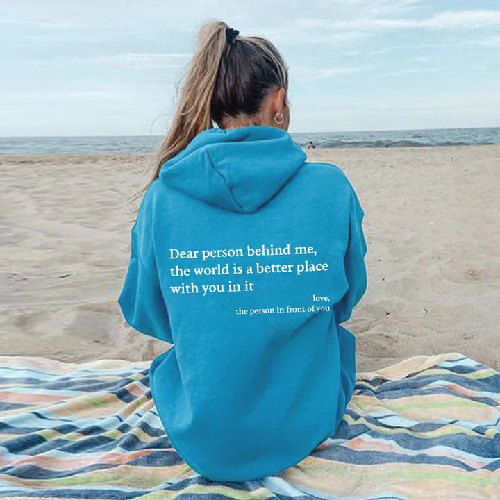 Romy - Graphic Print Hoodie
