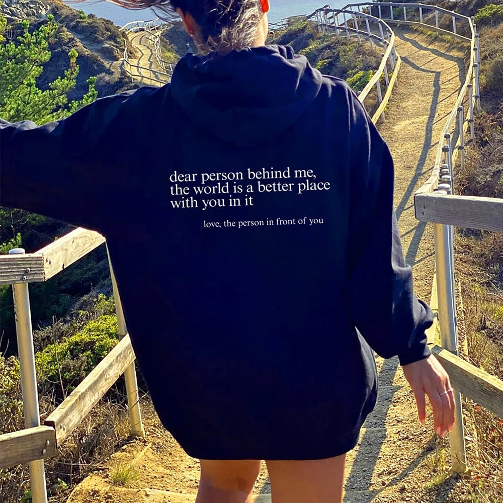 Romy - Graphic Print Hoodie