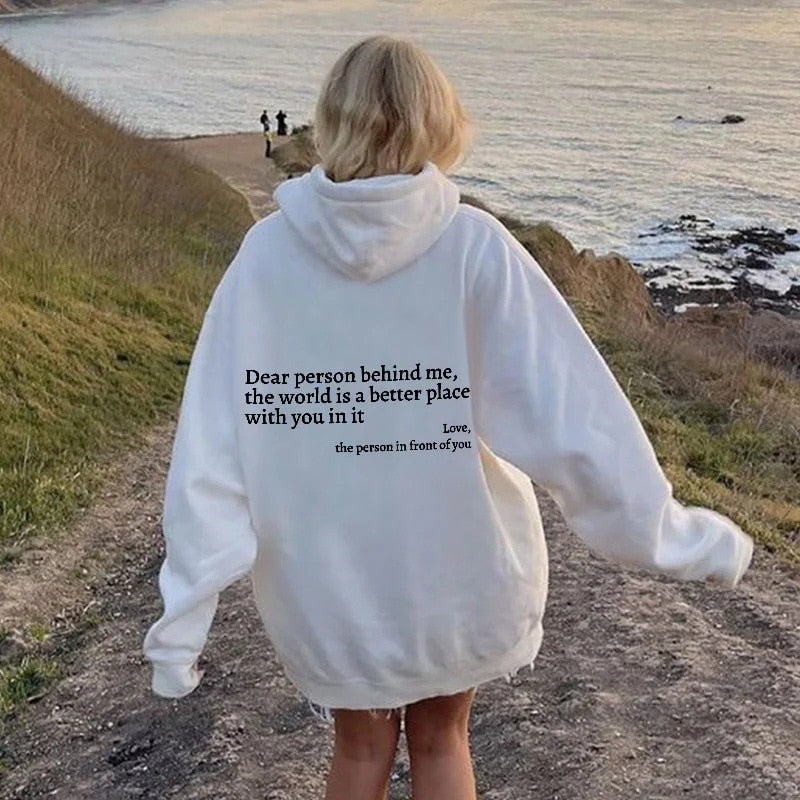 Romy - Graphic Print Hoodie