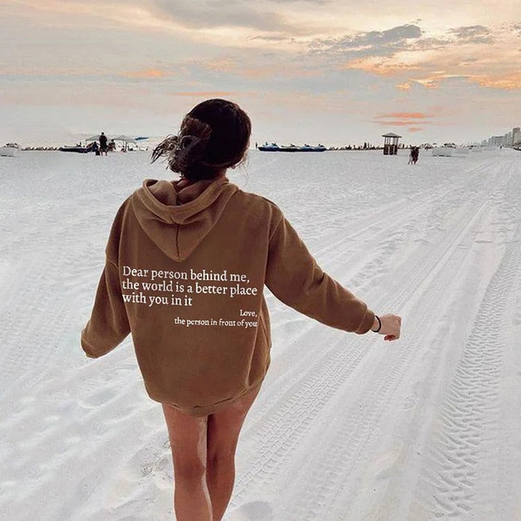 Romy - Graphic Print Hoodie