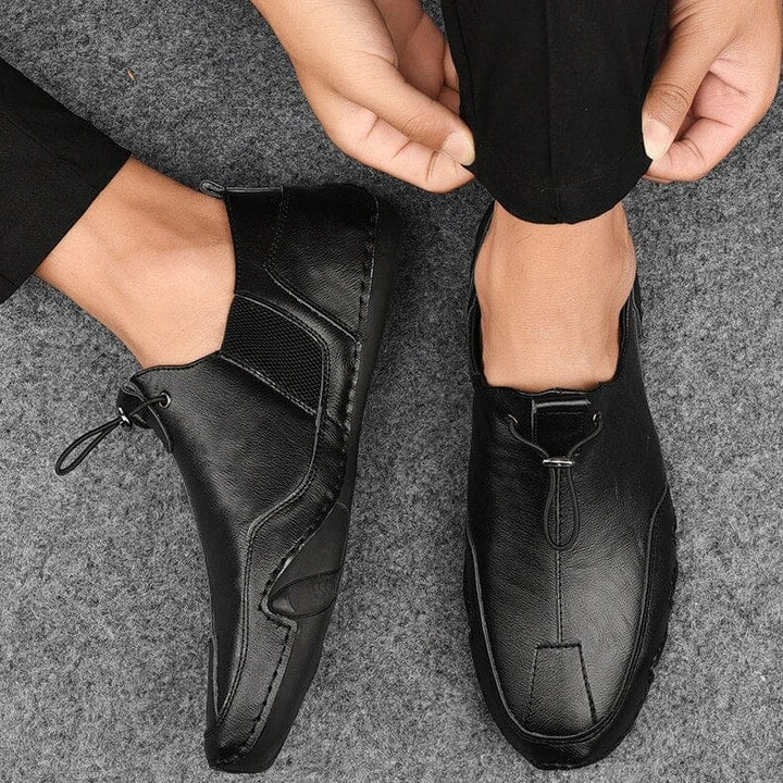 Zane Genuine Leather Slip-Ons