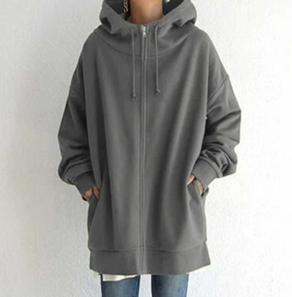Saskia - Zip-Up Hoodie