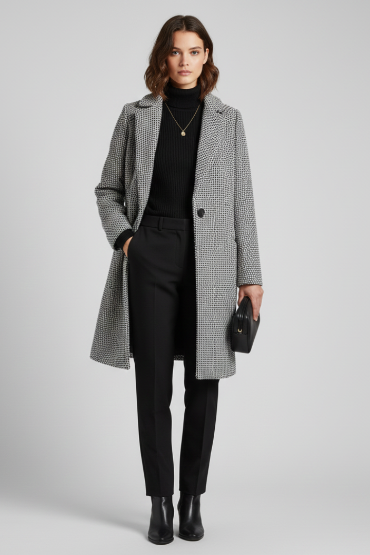 Sienna - Blazer Collar Coat