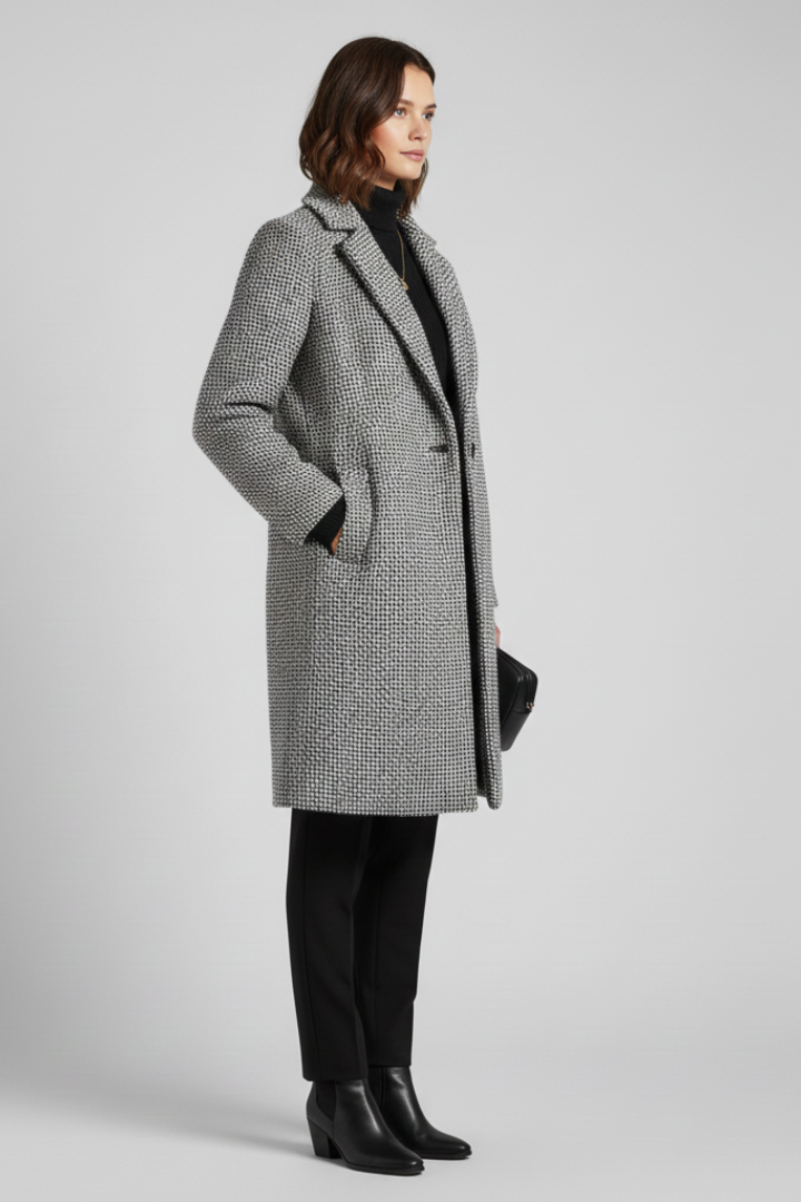 Sienna - Blazer Collar Coat