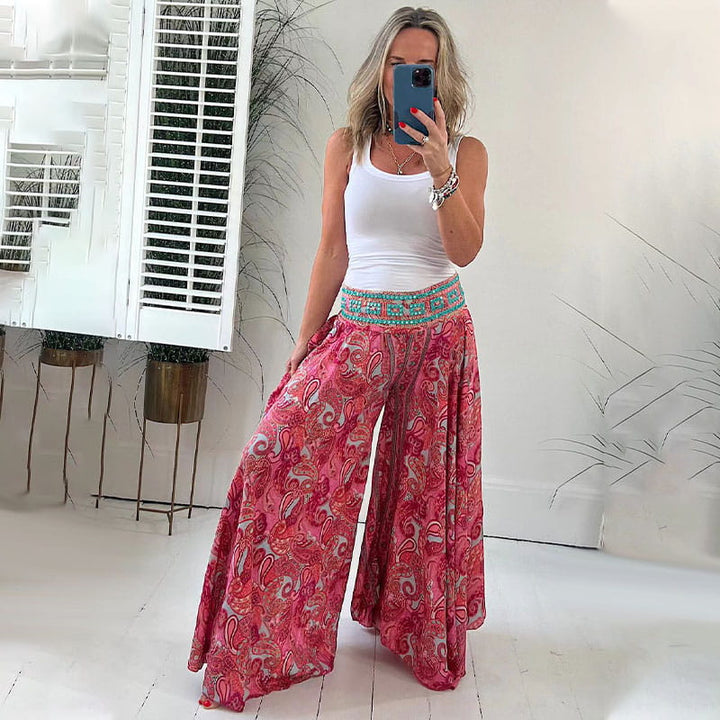 Vanessa | Boho Chic Wide-Leg Pants